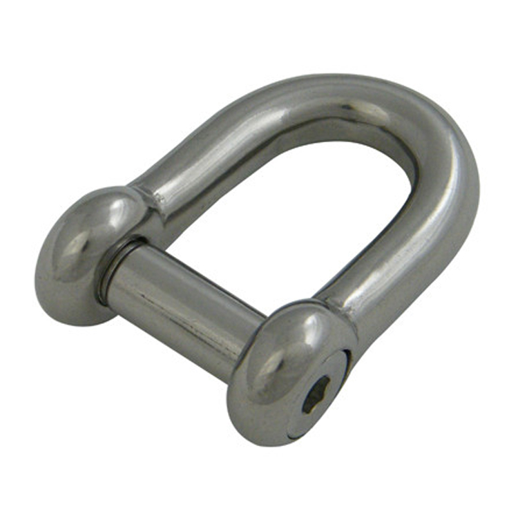 Stainless Steel D Shackle With Hexagon Socket