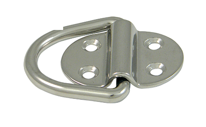 Stainless Steel Fixed Plate With D Ring