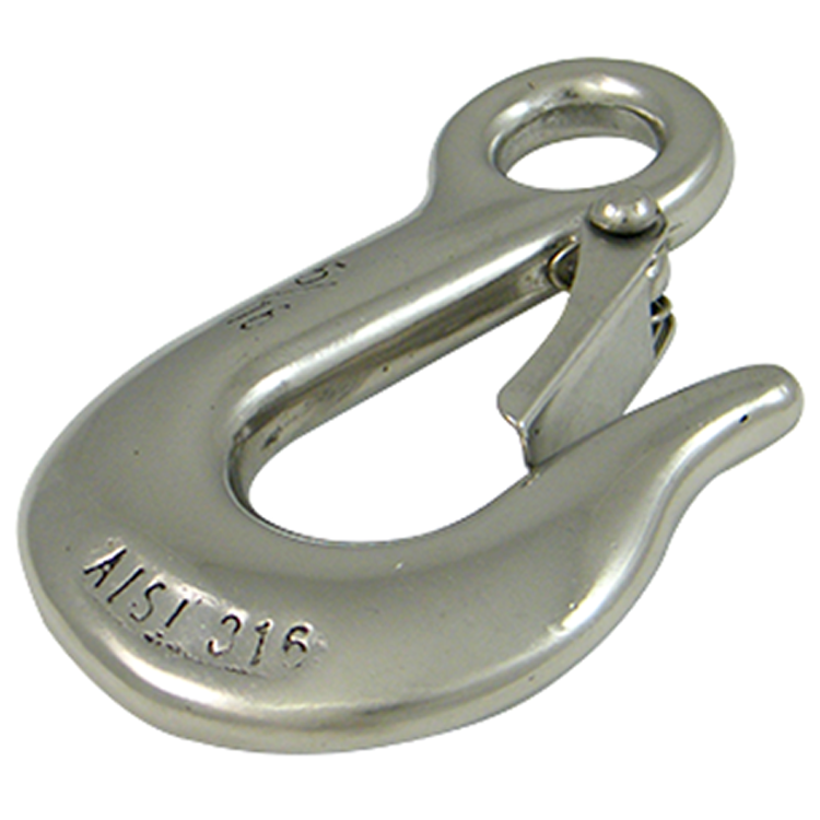 Stainless Steel Eye Slip Hook With Tongue