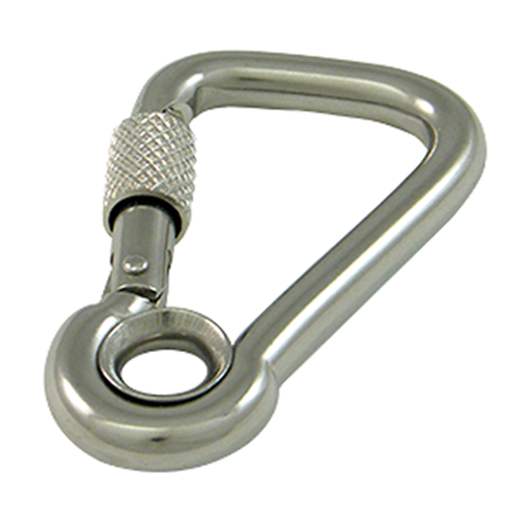 Stainless Steel Wide Clip With Eye And Nut