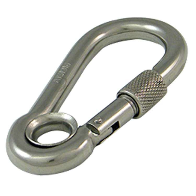 Stainless Steel Spring Snap With Eye And Nut