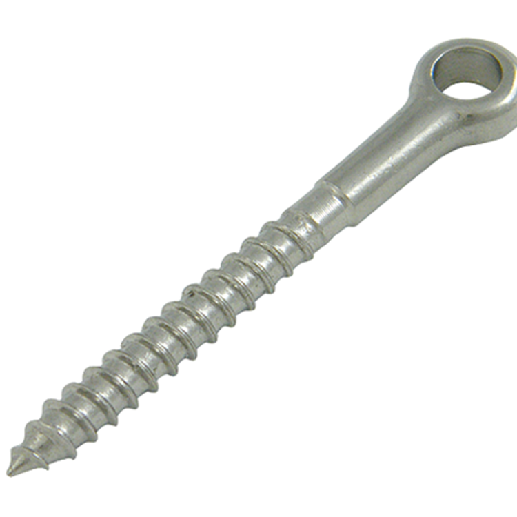 Stainless Steel Eye Terminal With Wood Screw