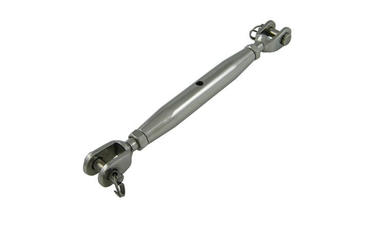 Stainless Steel Closed Body Turnbuckle Machined Jaw And Jaw