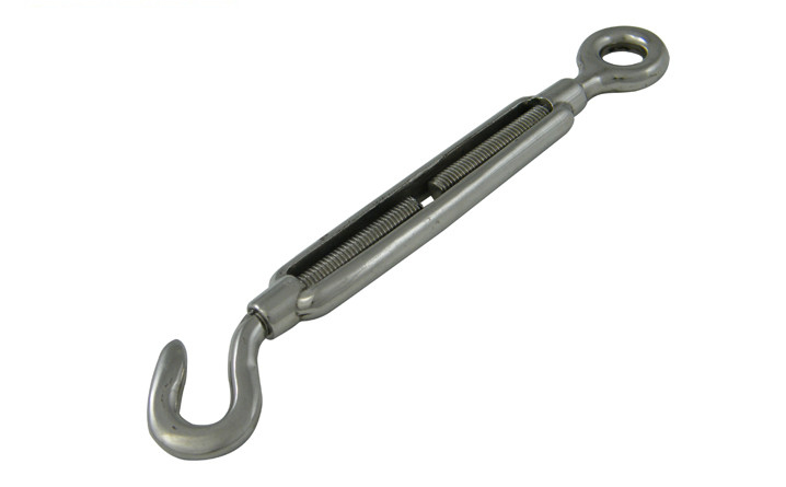 Stainless Steel Open Body Turnbuckle Hook And Eye